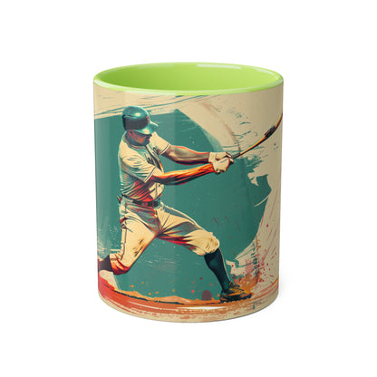 Baseball Accent Mug -11oz  Canada Only
