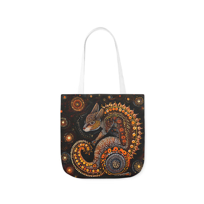 Native Australian Art #3 - Polyester Canvas Tote Bag (AOP)