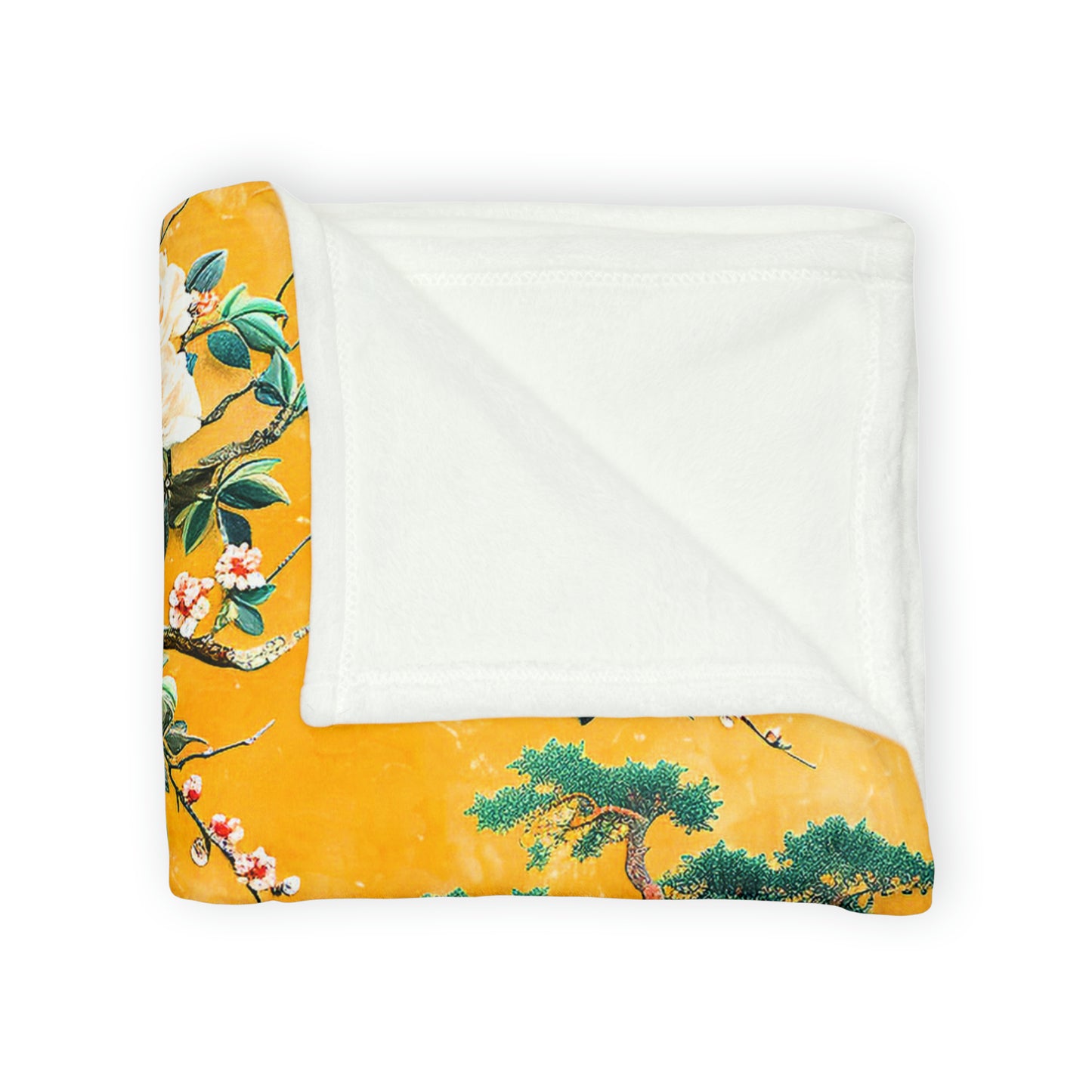 Chinoiserie #4 - Soft Polyester Blanket