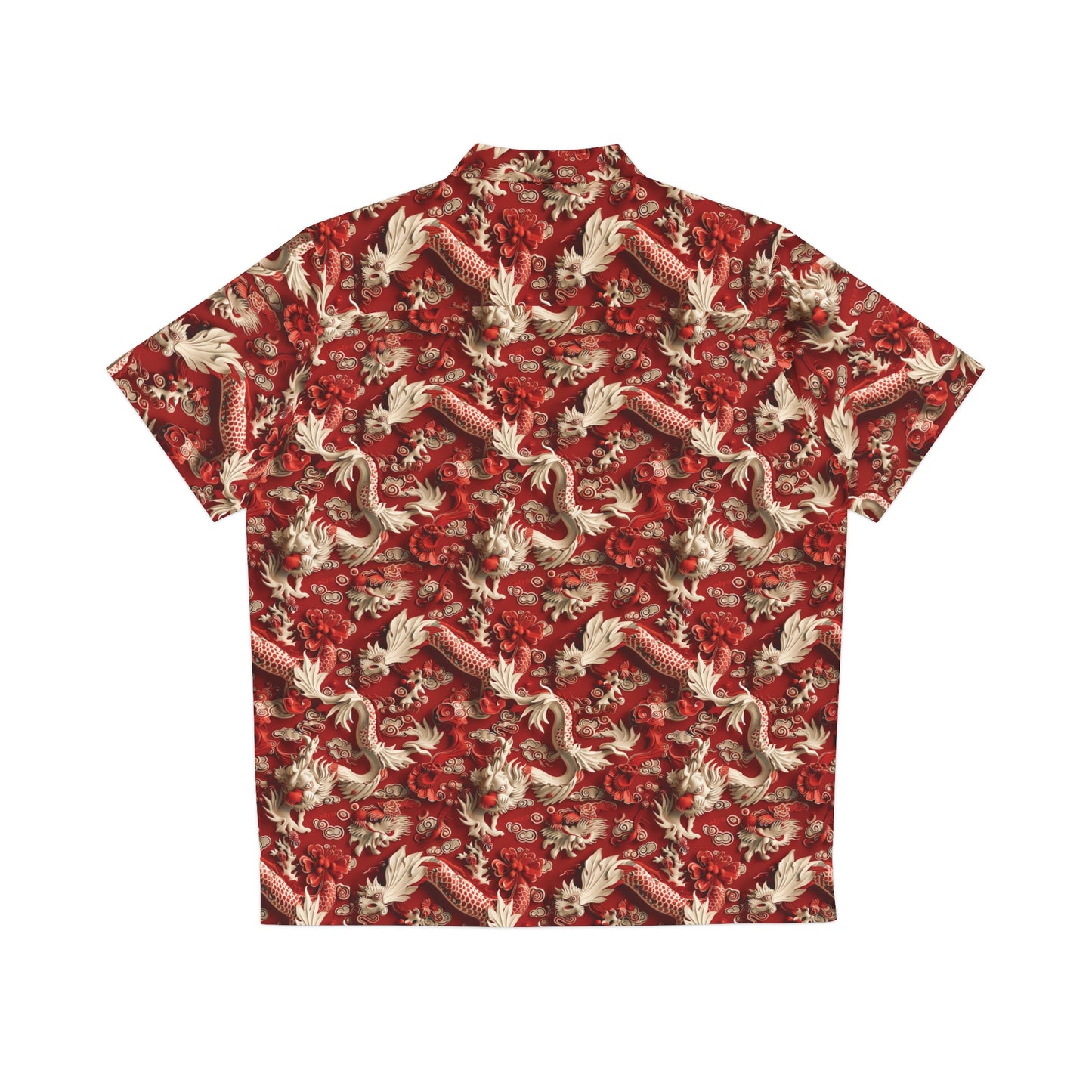 Men's Red Hawaiian Shirt - China Only