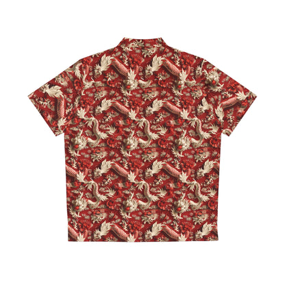 Men's Red Hawaiian Shirt - China Only