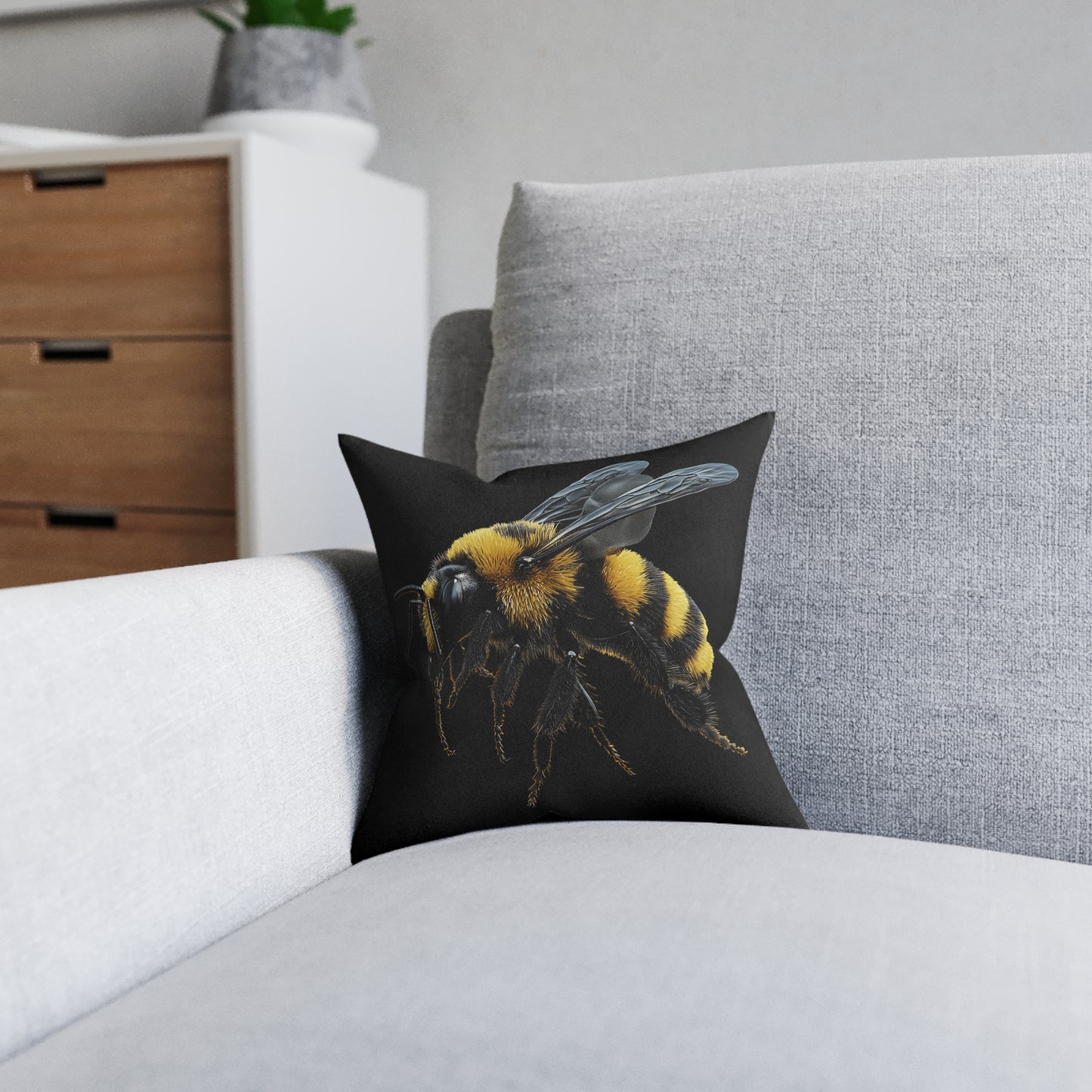 Bees - Square Pillow - UK