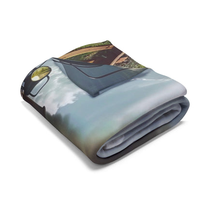 Steam Train #3 - Arctic Fleece Blanket - UK, USA