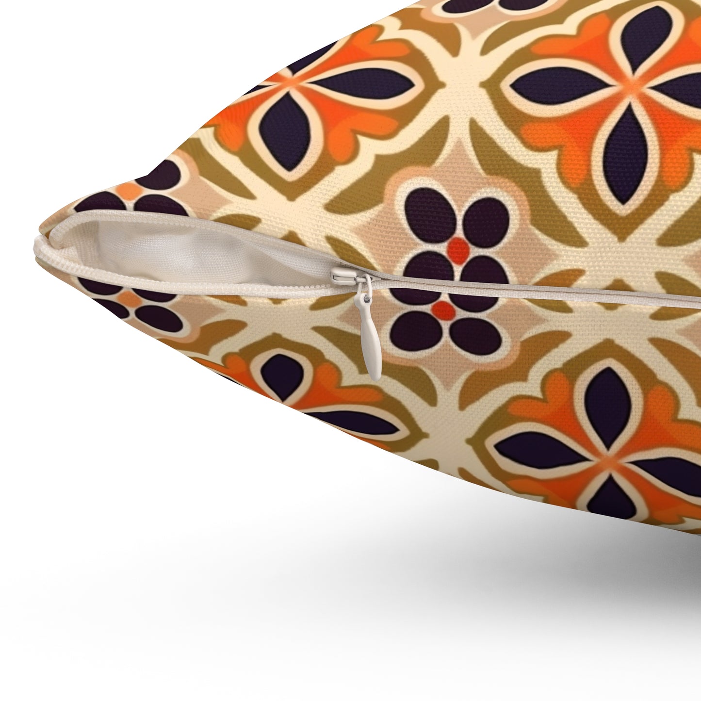 1960's America #2 Spun Polyester Square Pillow - USA