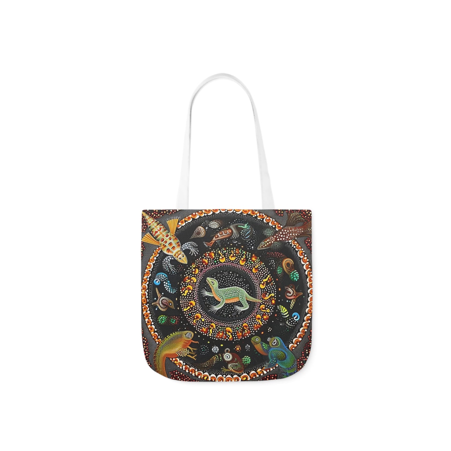 Native Australian Art #2 - Polyester Canvas Tote Bag (AOP)
