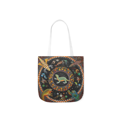 Native Australian Art #2 - Polyester Canvas Tote Bag (AOP)