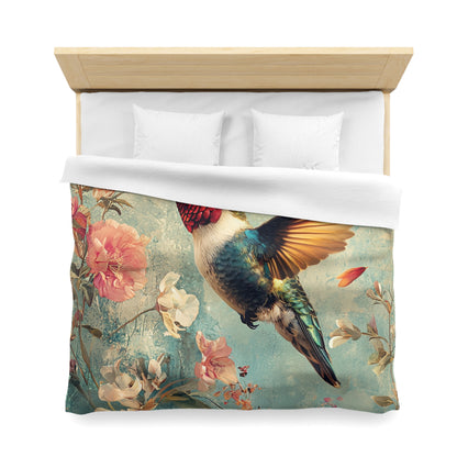 Beautiful Hummingbird  - Microfiber Duvet Cover USA and UK