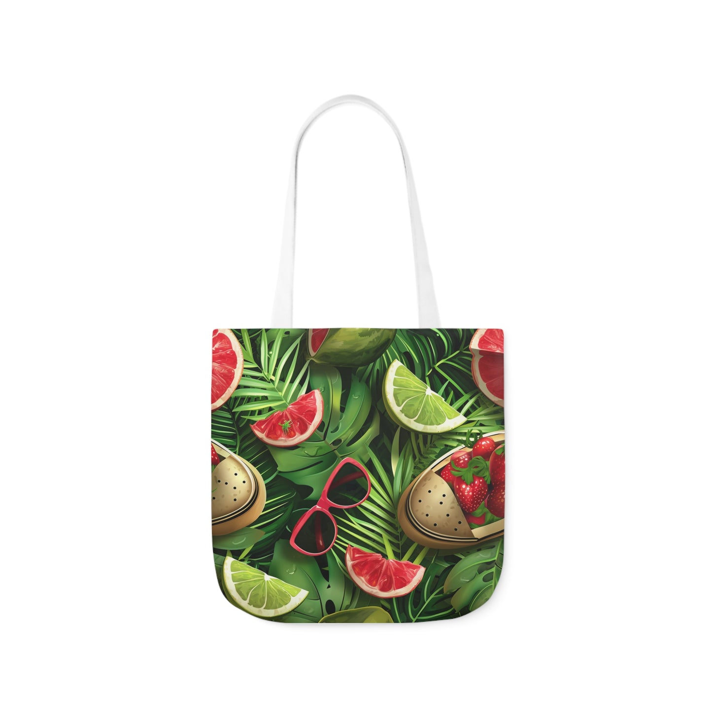 Summertime #8 - Polyester Canvas Tote Bag (AOP)