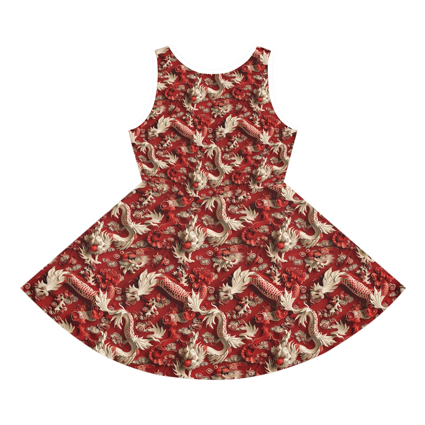 Red Mandarin - Girls' Sleeveless Sundress - China Only