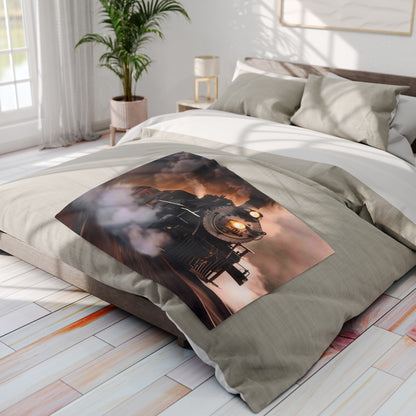 Steam Train #1 - Arctic Fleece Blanket - UK, USA