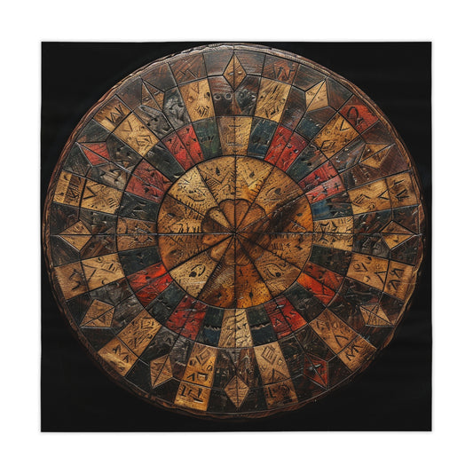 Rustic Wooden Roulette Effect 2 Tablecloth - Vintage Style for Dining & Celebrations USA