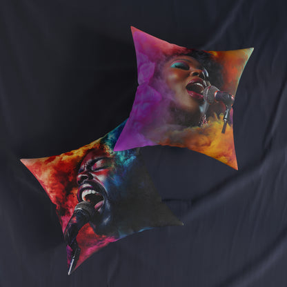 Jazz Singer 2 - Square Pillow - UK