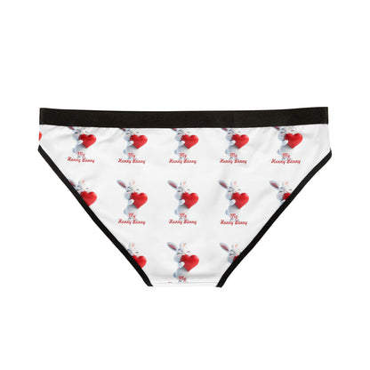 Cute Bunny Print Women's Underwear - My Hoppy Bunny Design USA