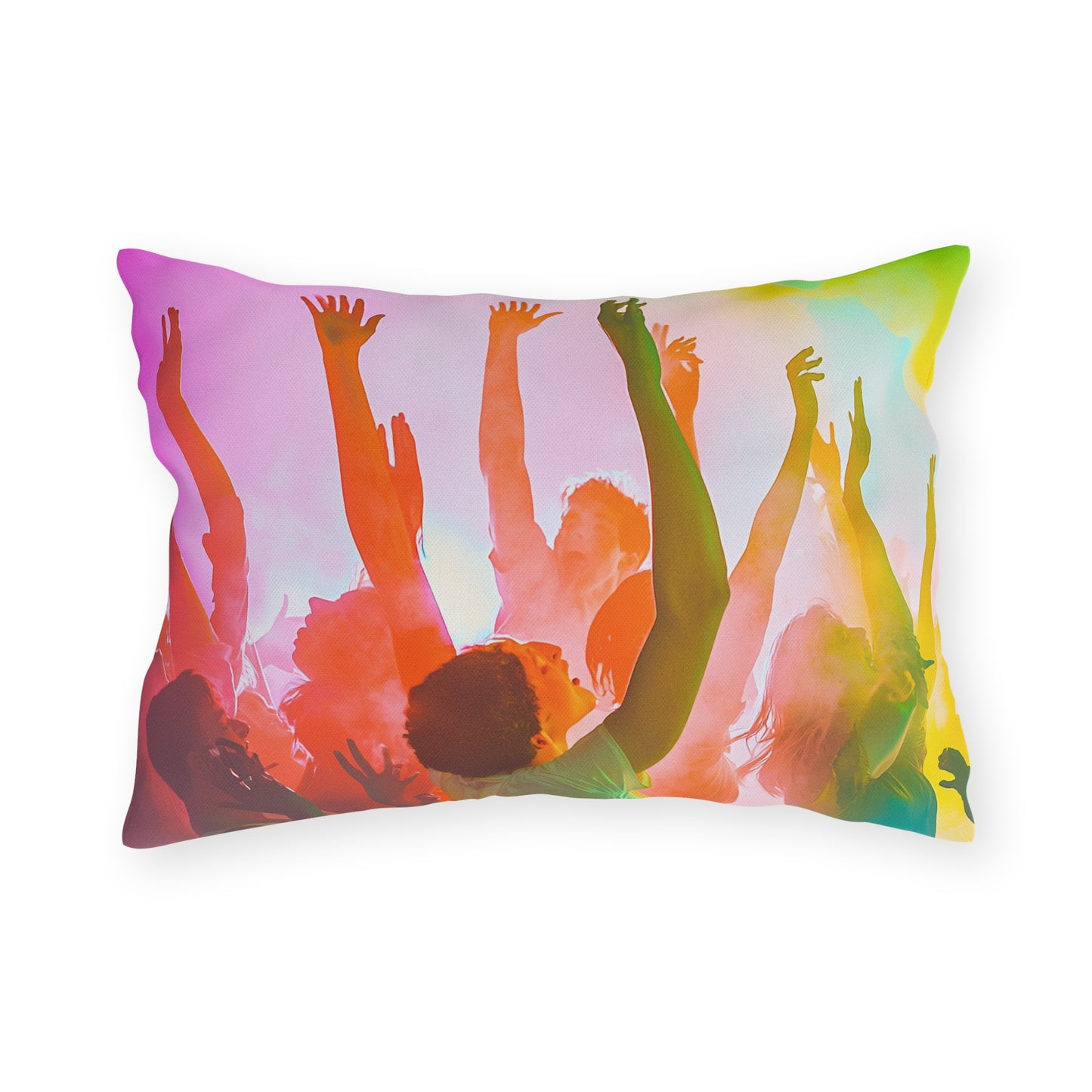 Rainbow Party Cushion - Outdoor Pillows - USA