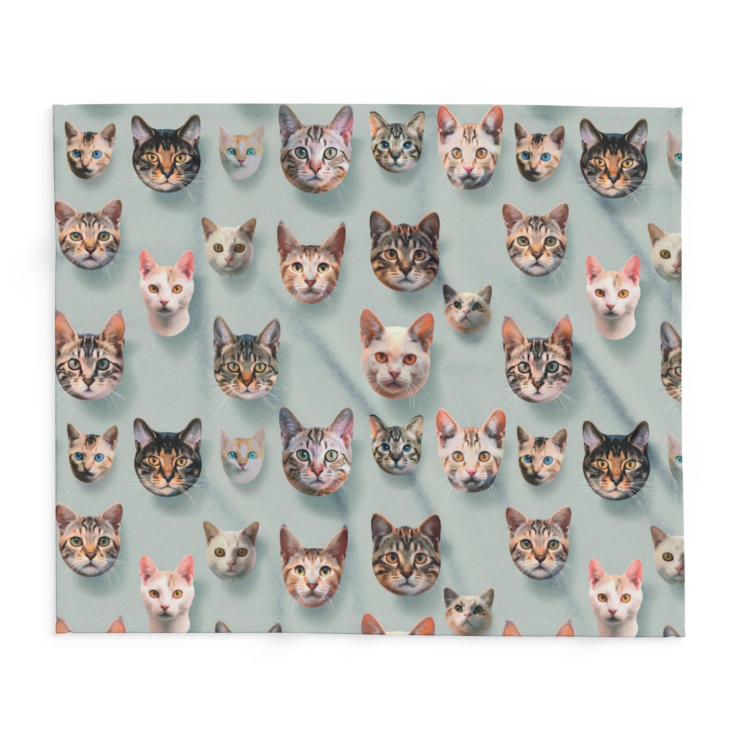 Cat Collage Arctic Fleece Blanket  -  USA