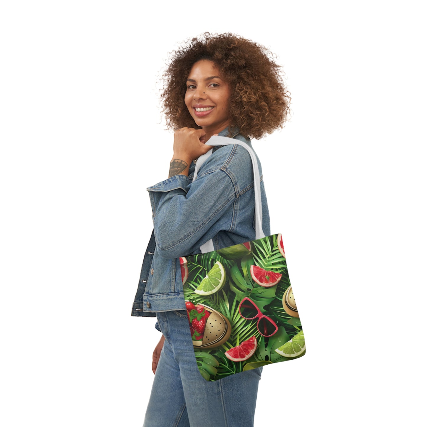 Summertime #8 - Polyester Canvas Tote Bag (AOP)