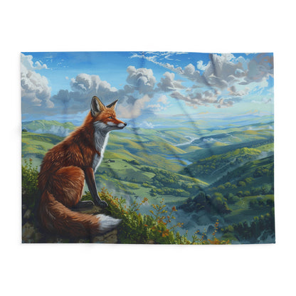 Valley View #4 Arctic Fleece Blanket - UK