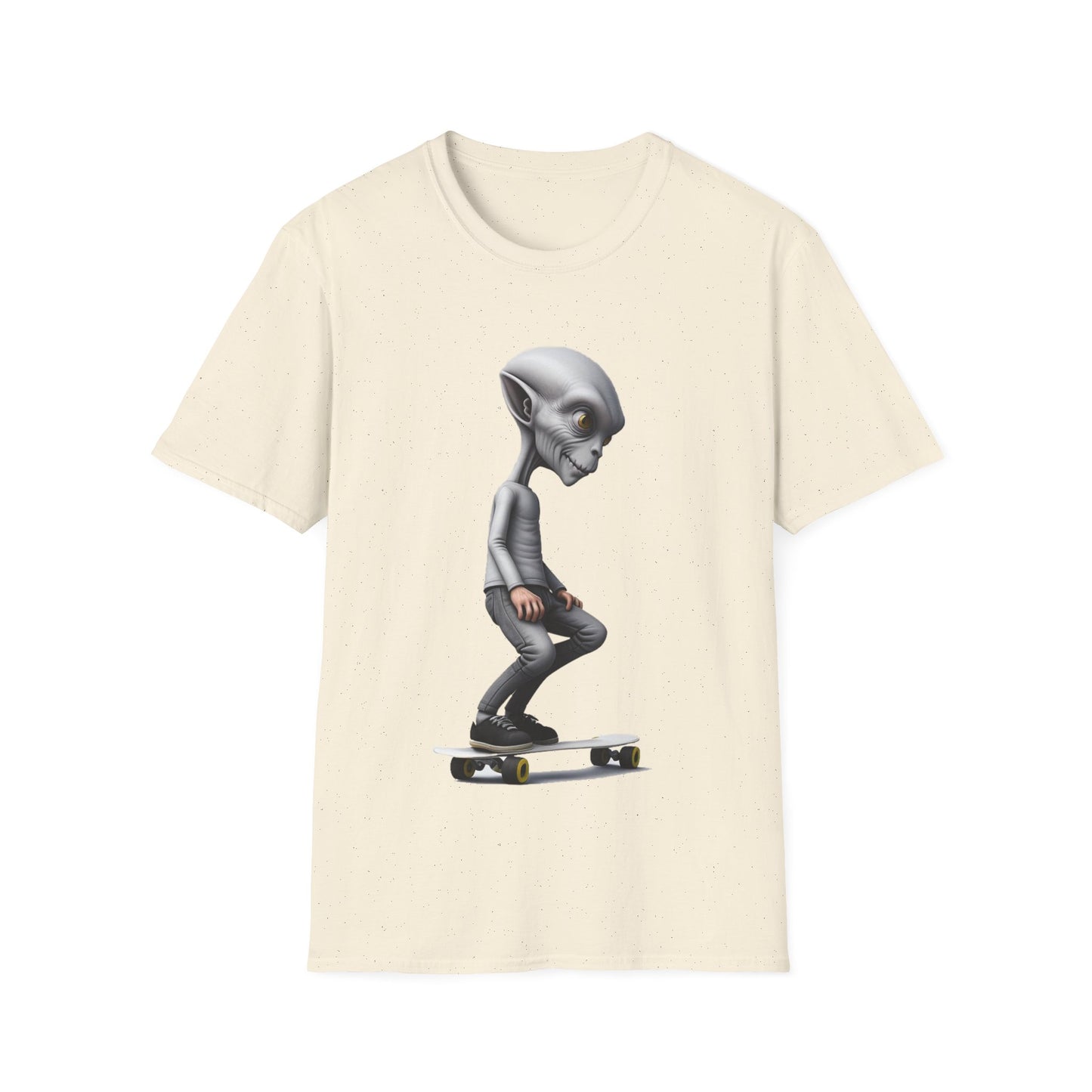Alien Skater - Unisex Softstyle T-Shirt - UK