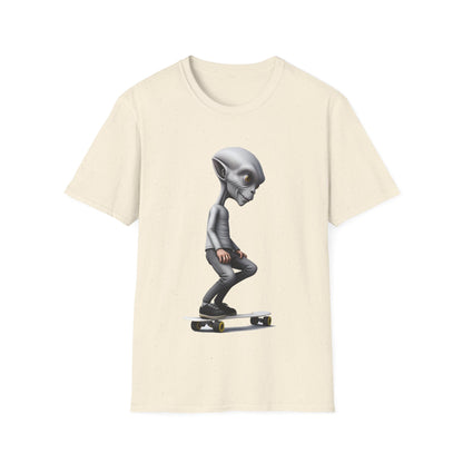 Alien Skater - Unisex Softstyle T-Shirt - UK