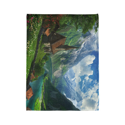 Swiss Beauty #2 Soft Polyester Blanket
