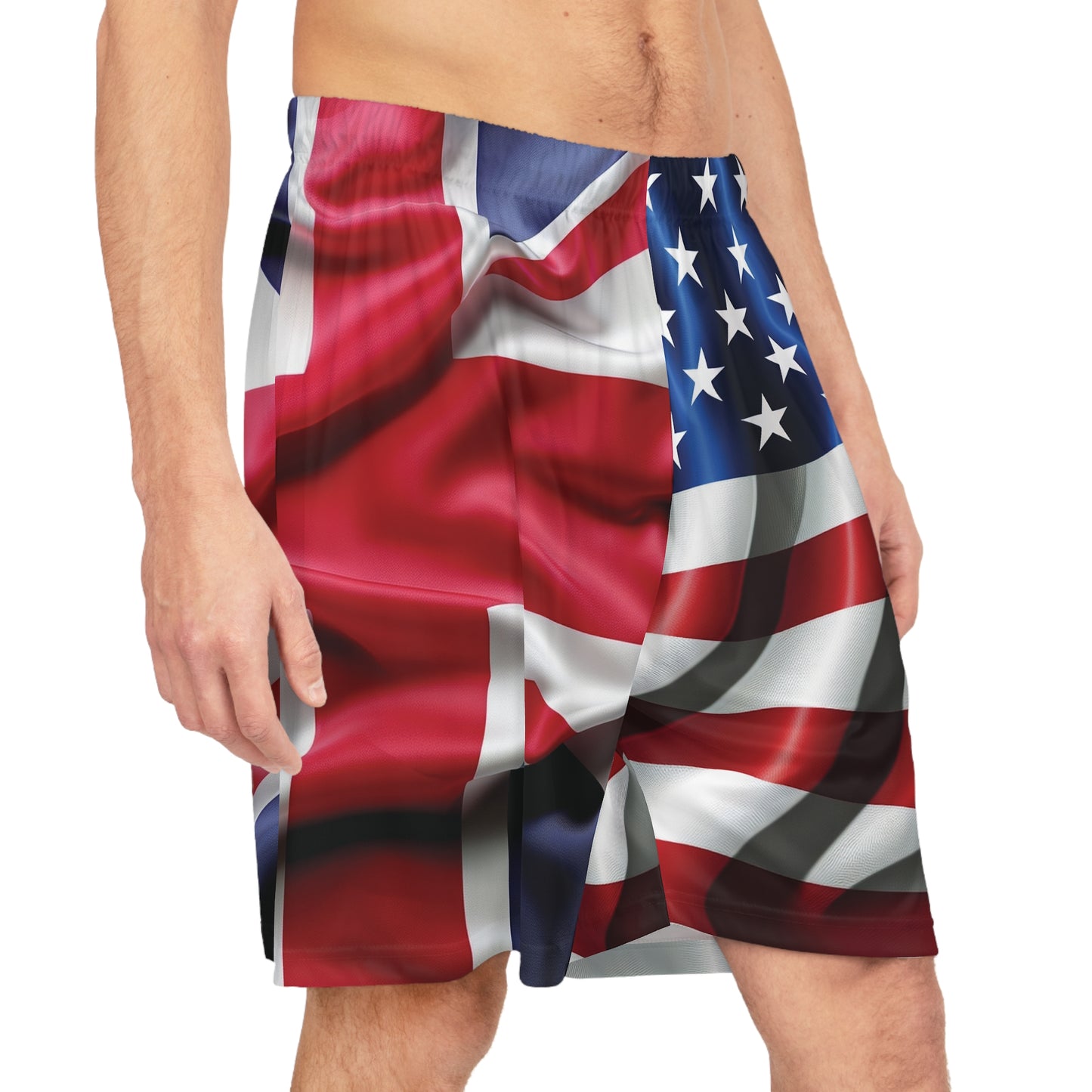 UK and USA United - Basketball Shorts - USA