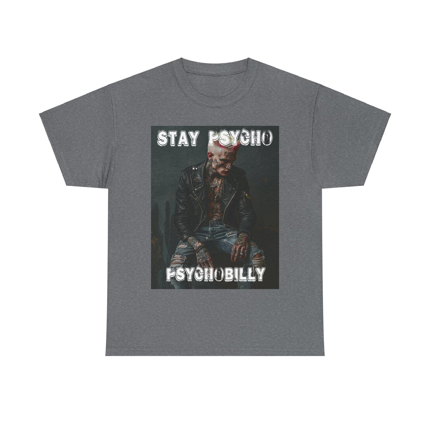 Psycho 1 - Unisex Heavy Cotton Tee - UK