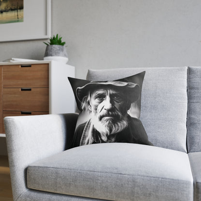 Old Man - Square Pillow - UK