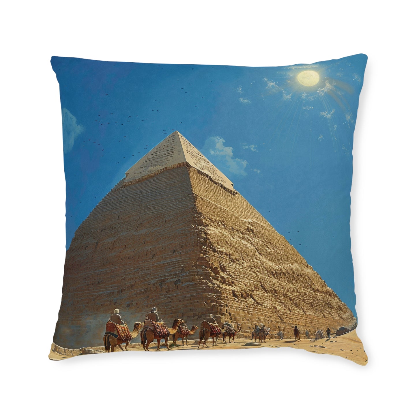 Egyptian Pyramids - Square Pillow - UK