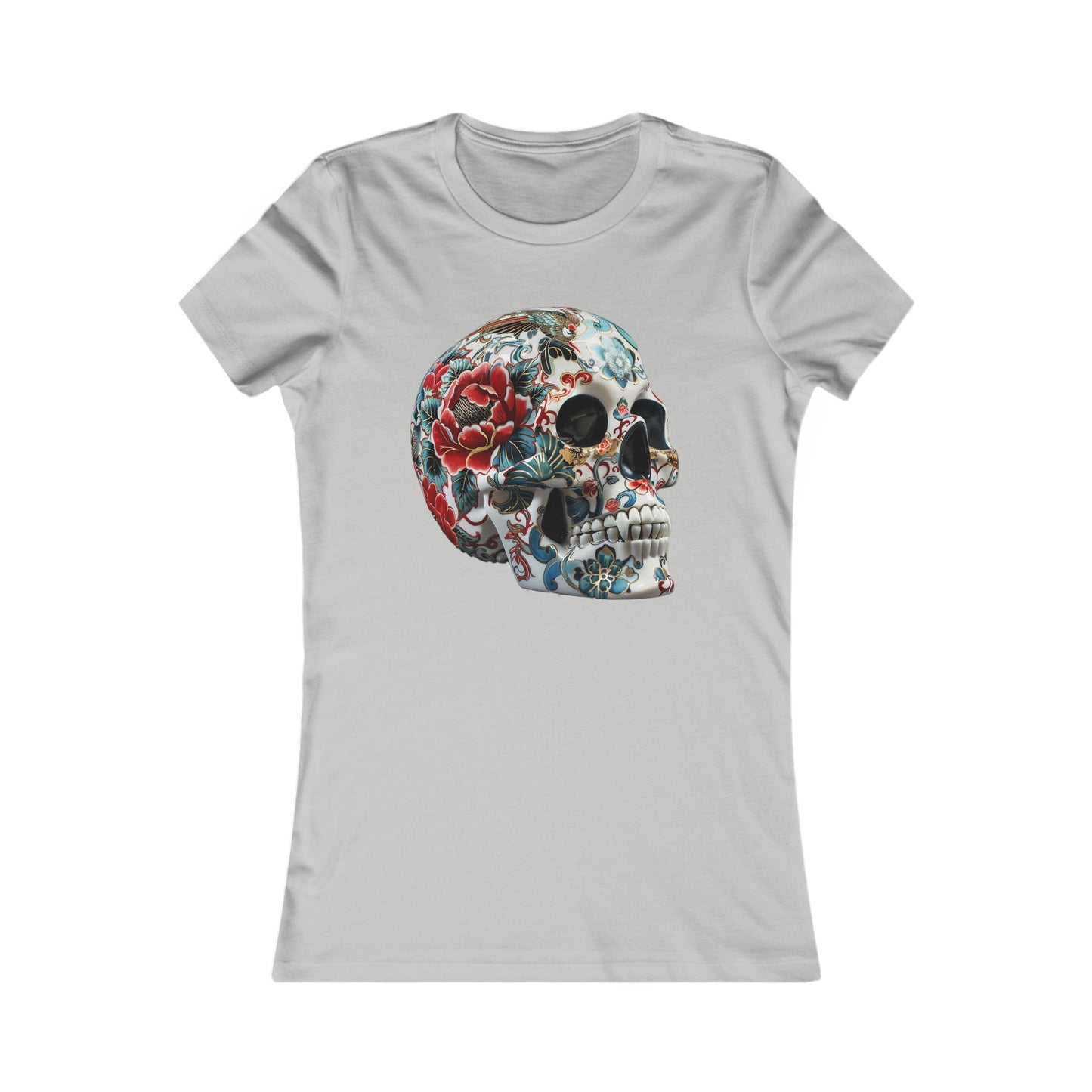 Chinoiserie Skull Women's Favourite Tee - UK