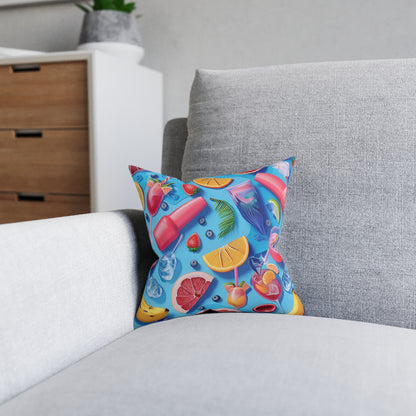 Summer Time - Square Pillow - UK