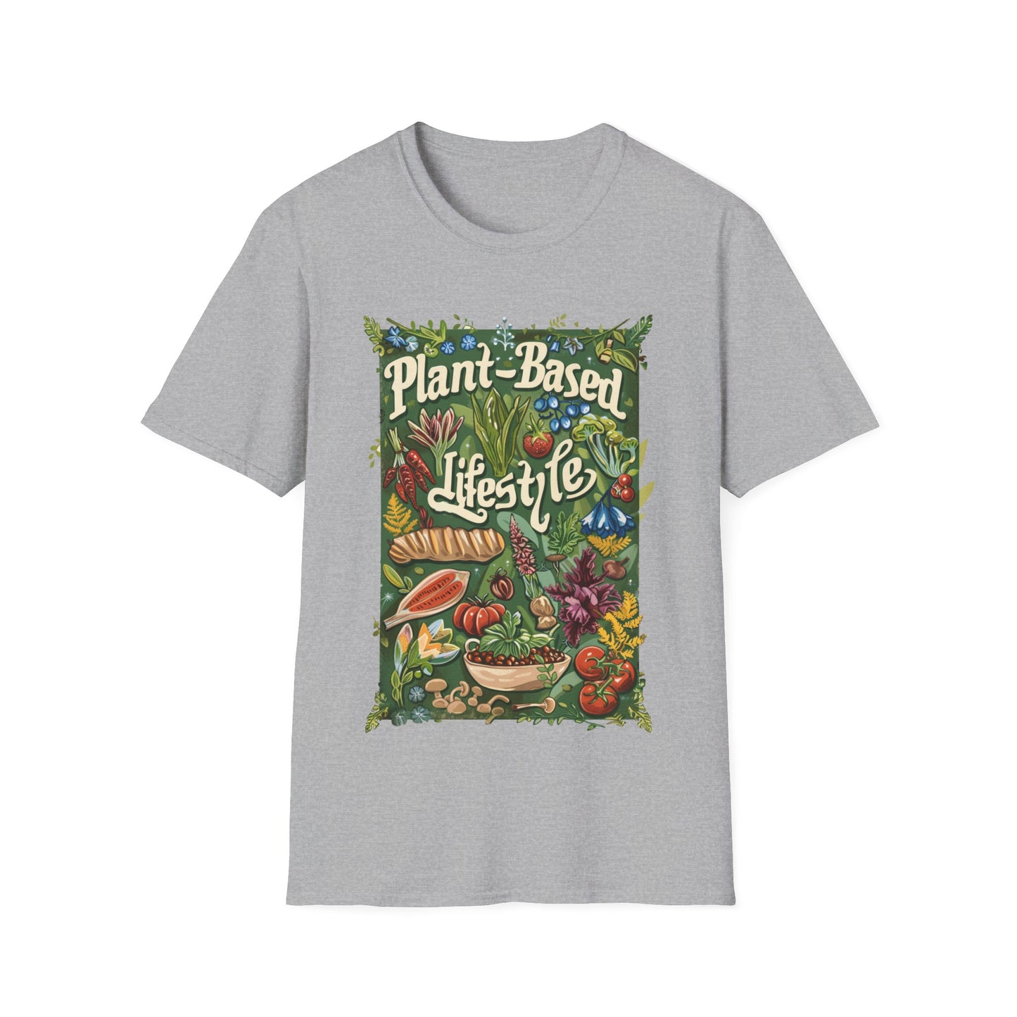 Plant Based Lifestyle #2 - Unisex Softstyle T-Shirt (UK)
