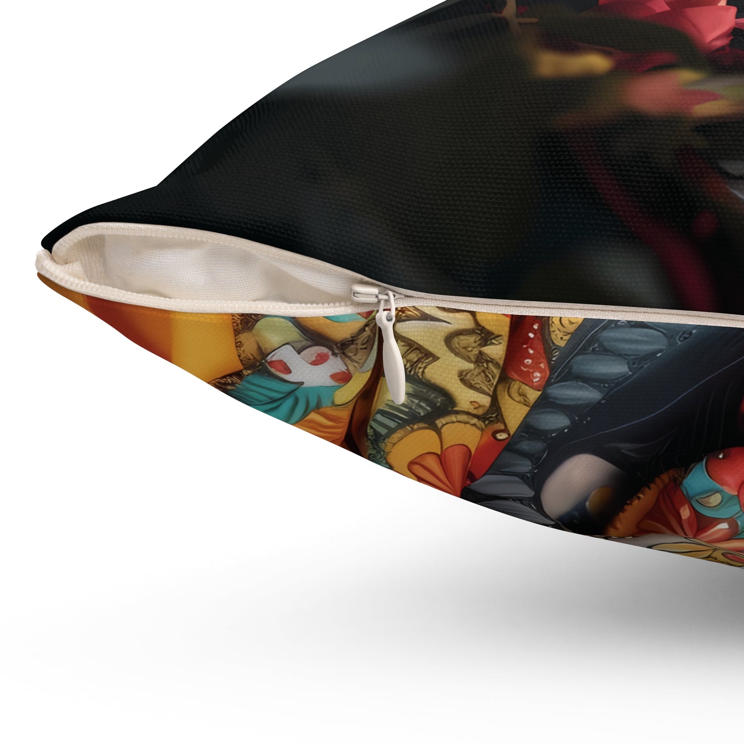 Day of The Dead - Spun Polyester Square Pillow - USA