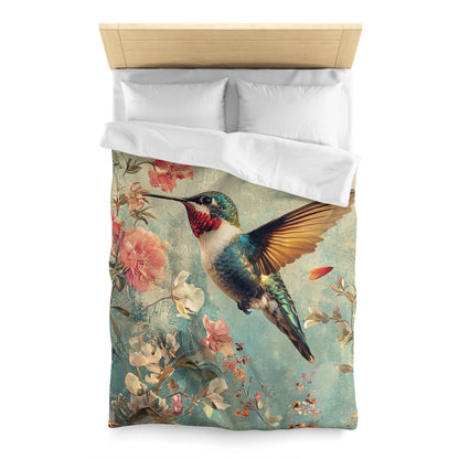 Beautiful Hummingbird  - Microfiber Duvet Cover USA and UK
