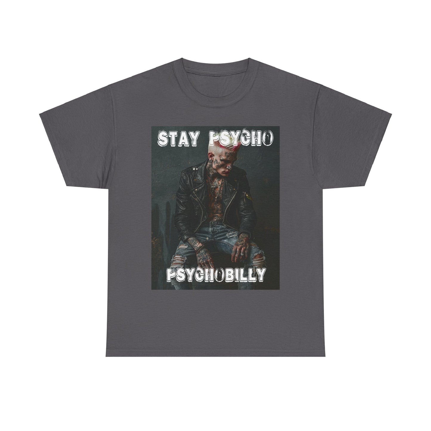 Psycho 1 - Unisex Heavy Cotton Tee - UK