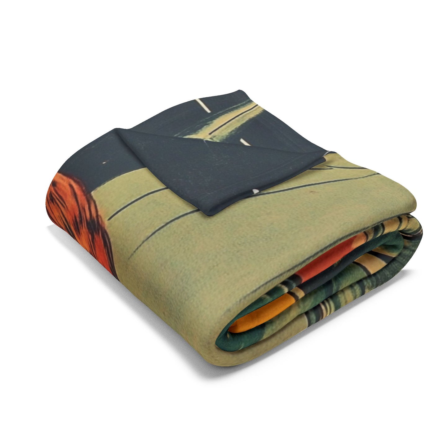 Retro Space Adventure Fleece Blanket 3 - Cosy Gift for Sci-Fi Lovers UK