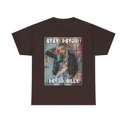 Psycho 4 - Unisex Heavy Cotton Tee - UK