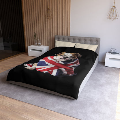 British Bulldog - Microfiber Duvet Cover USA and UK