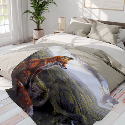 Valley View #1 Arctic Fleece Blanket - UK