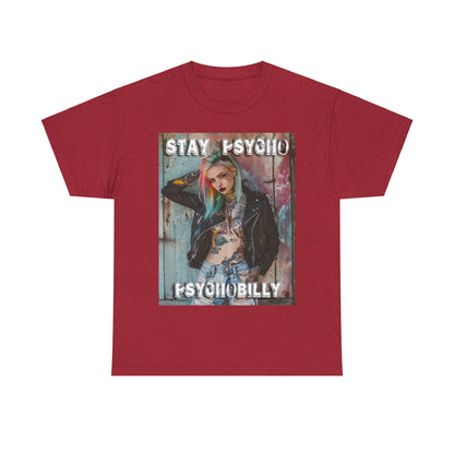 Psycho 4 - Unisex Heavy Cotton Tee - UK