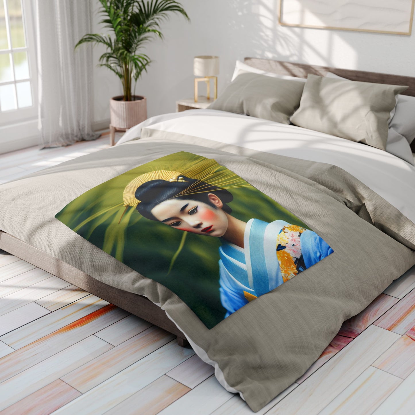 Geisha #4 Arctic Fleece Blanket
