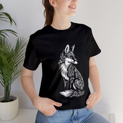 Fox Silhouette Unisex Jersey Short Sleeve Tee